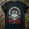 Black - eternal motorcycle vintage T Shirt