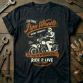 Black - Iron Wheels T-Shirt