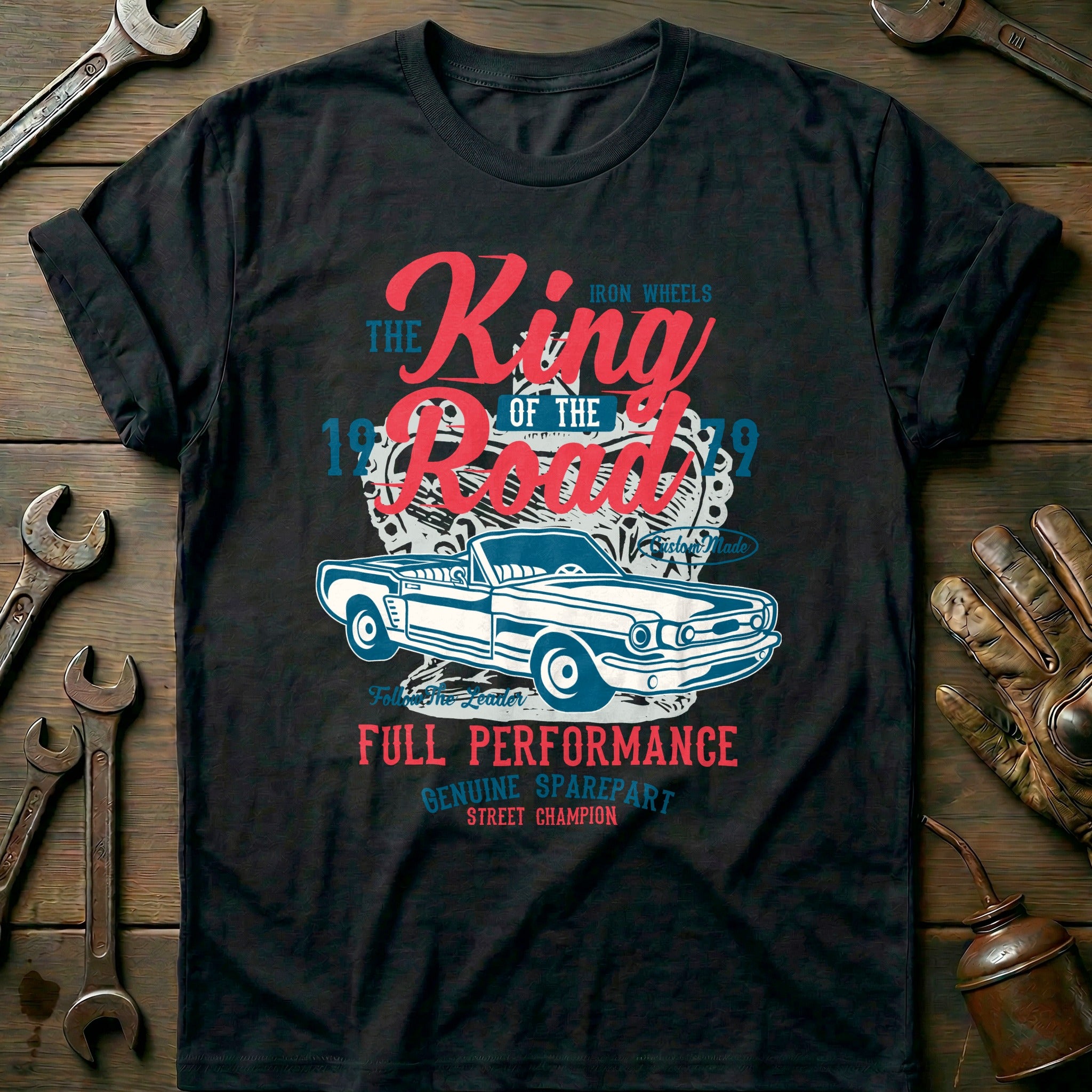 Black - King of the Road T-Shirt