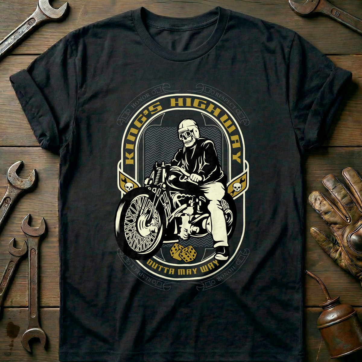 Black - King Highway - T-Shirt