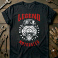 Black - legend motoracer vintage T Shirt