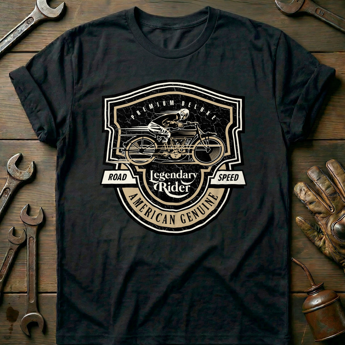 Black - Legendary Rider T-Shirt