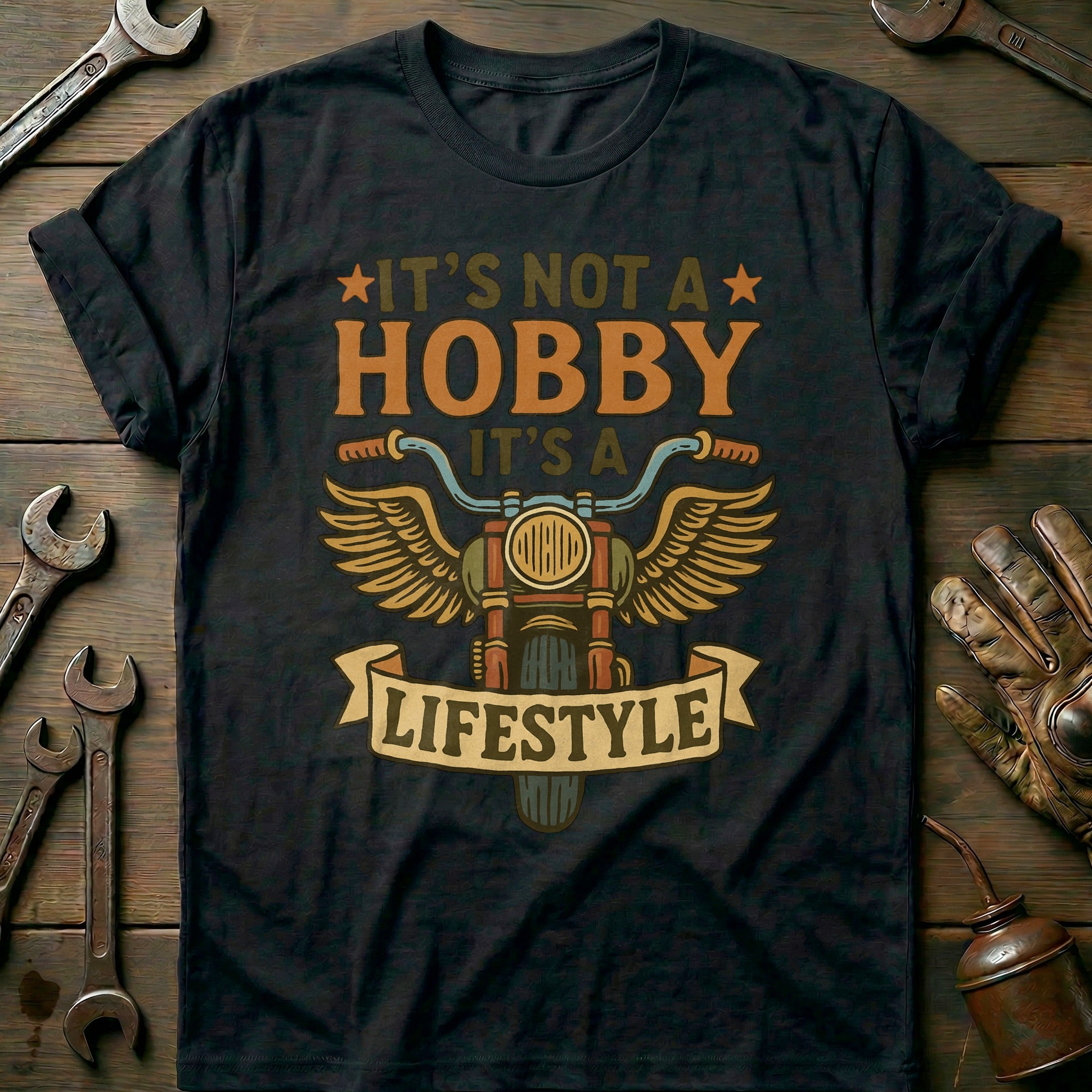 Black - lifestyle motorcycle 28 T Shirt