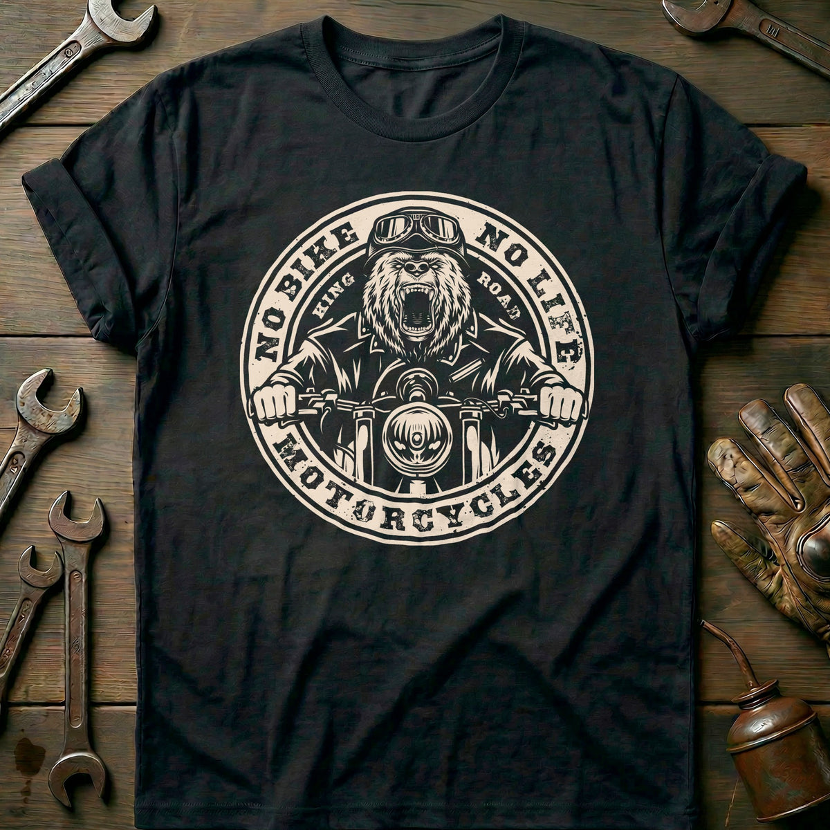 Black - No Bike No Life T-Shirt