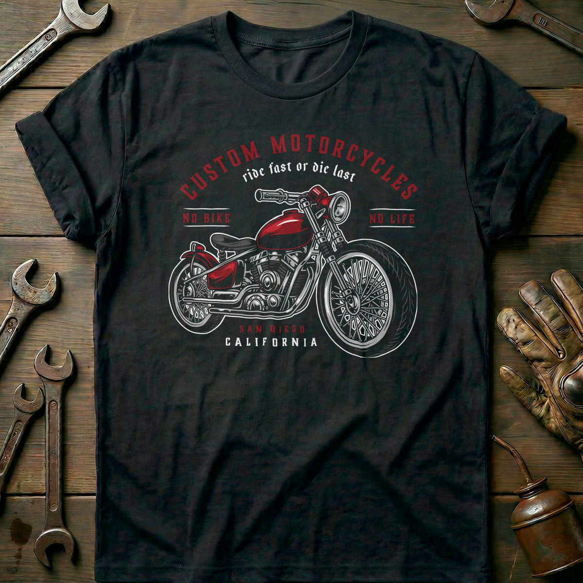Black - no bike no life vintage T Shirt