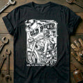 Black - Old Biker Copy T-Shirt