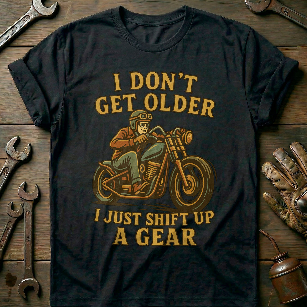 Black - older shift a gear 33 T Shirt