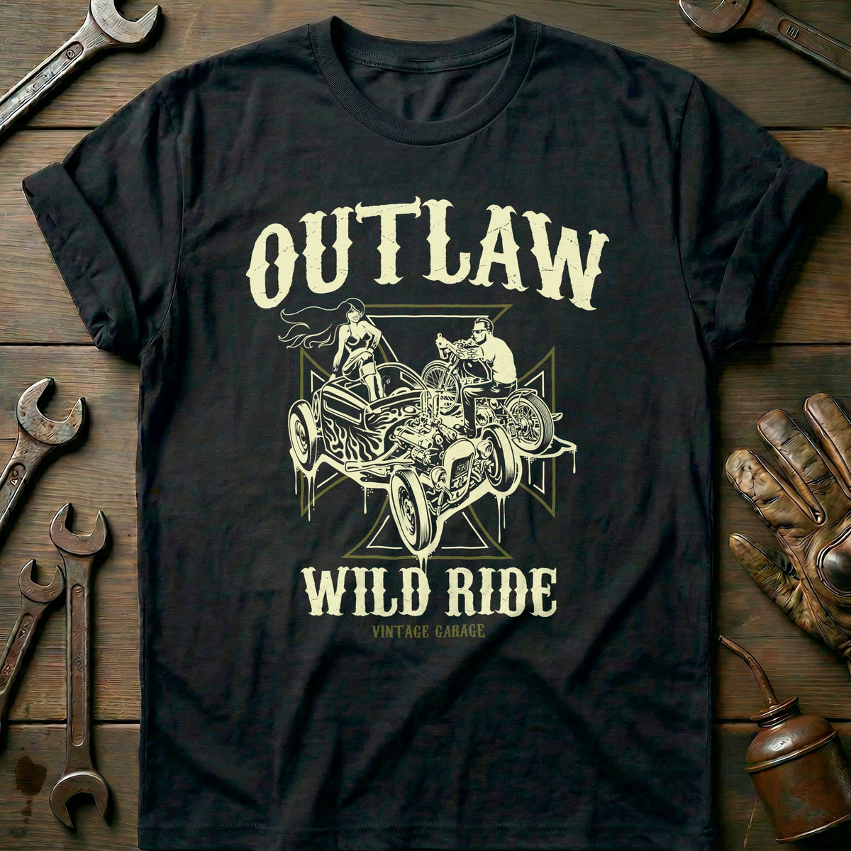 Black - Outlaw Wild Ride T-Shirt