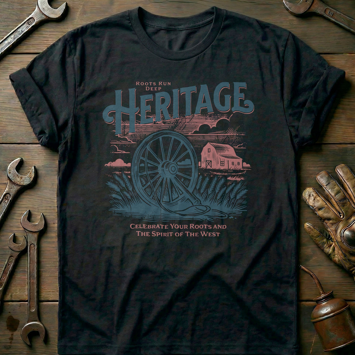 Black - Rodeo Heritage - T-Shirt