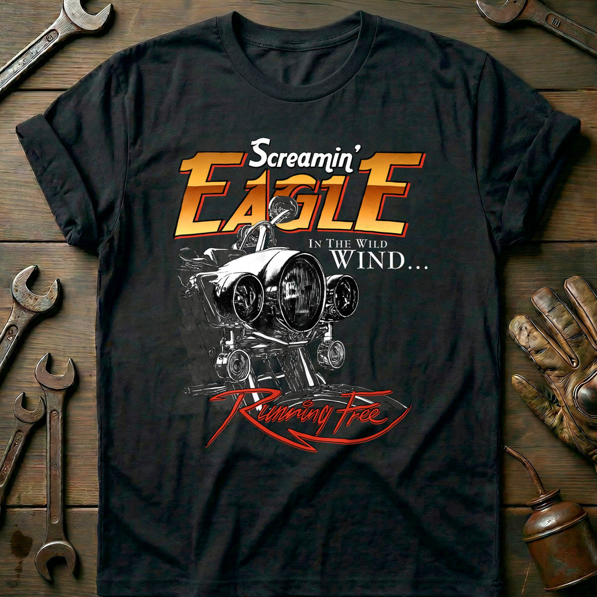 Black - Screamin Eagle T-Shirt