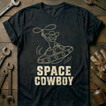 Black - Space Cowboy - T-Shirt
