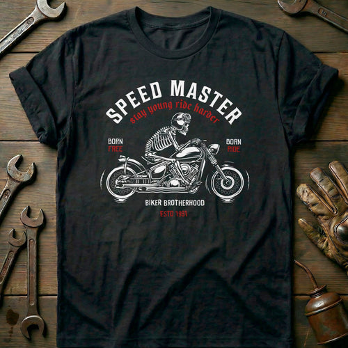 Black - speed master vintage T Shirt