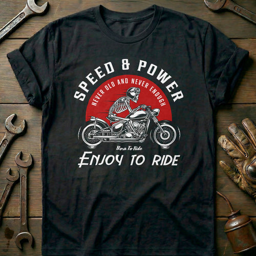 Black - speed power vintage T Shirt
