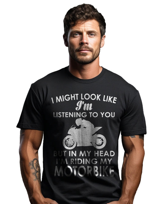 Look Like Listening Sportsbike T-Shirt