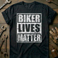 Black - Biker Live Matter 2 T-Shirt
