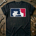 Black - Vintage Moped T-Shirt