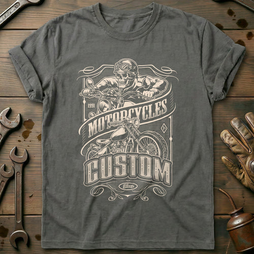 Charcoal - 1991 Motorcycle T-Shirt