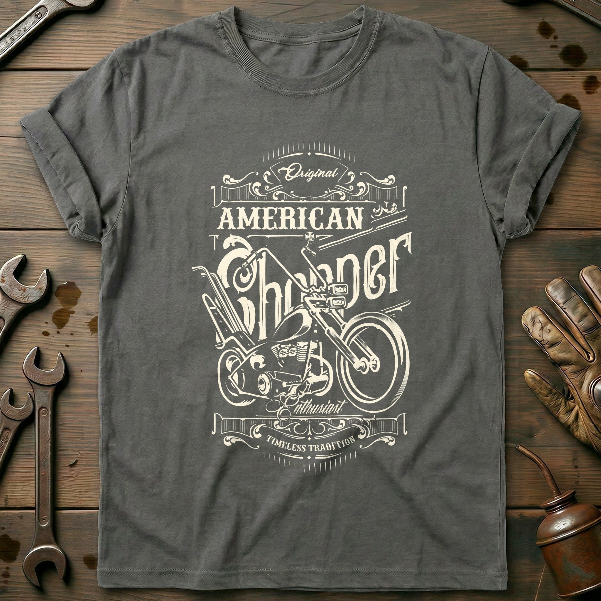 Charcoal - American Chopper T-Shirt