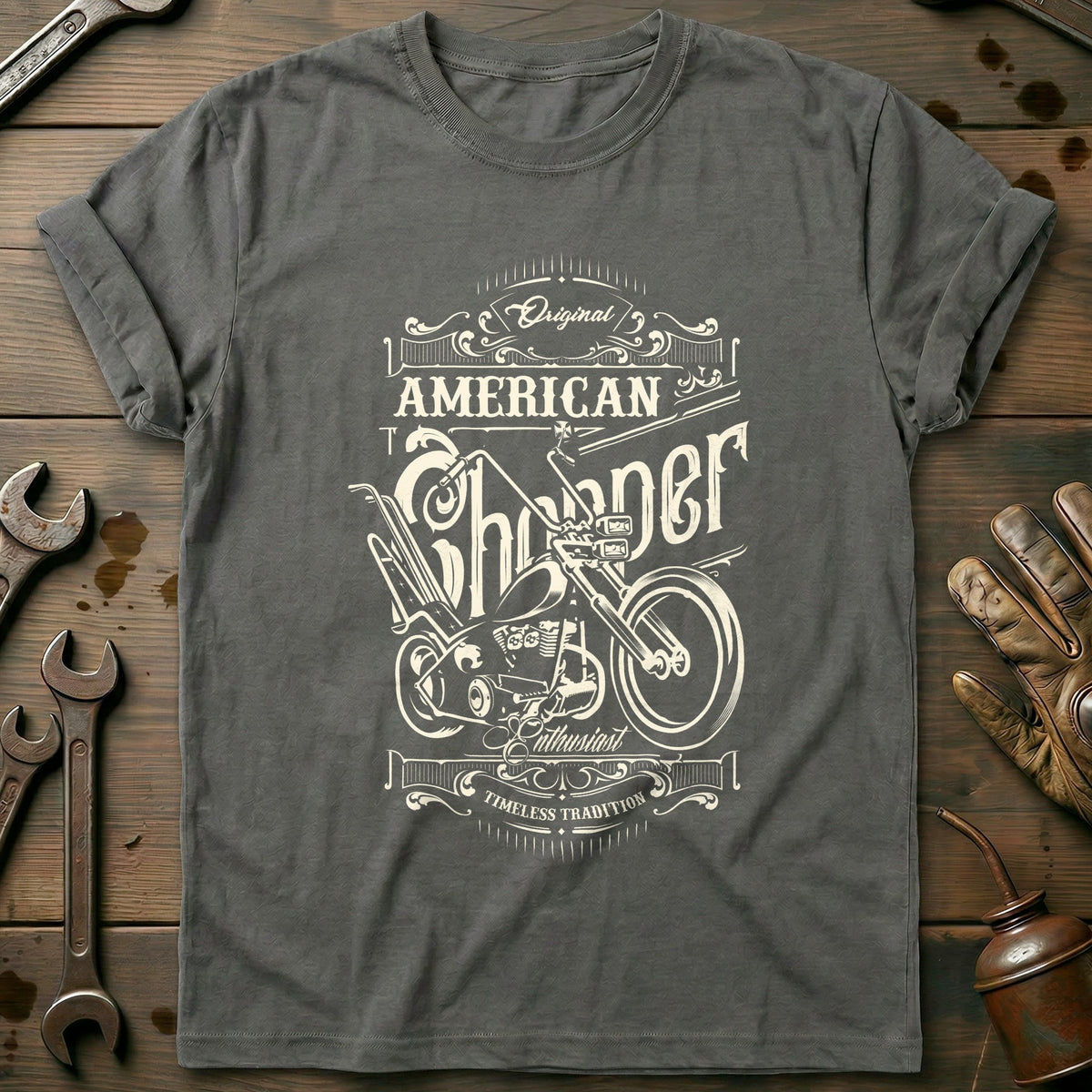 Charcoal - american chopper 242 T Shirt