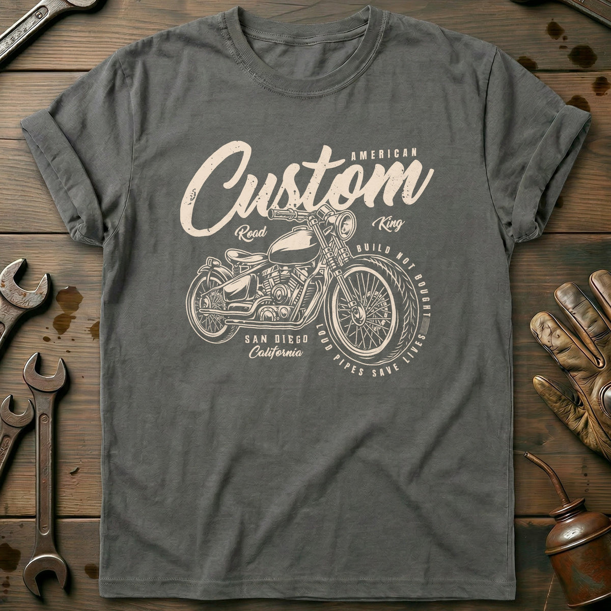 Charcoal - American Custom T-Shirt
