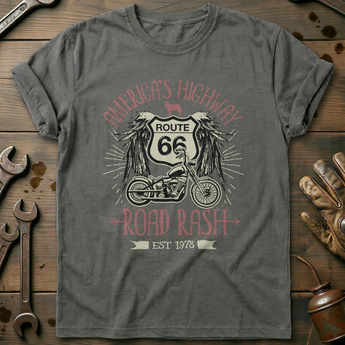 Charcoal - American Highway T-Shirt