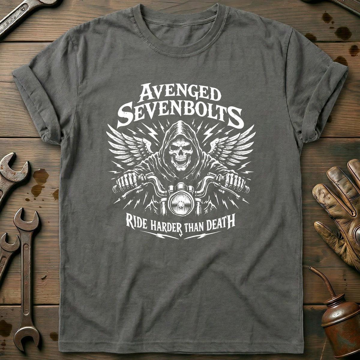 Charcoal - AVENGED SEVENBOLTS 026 T Shirt