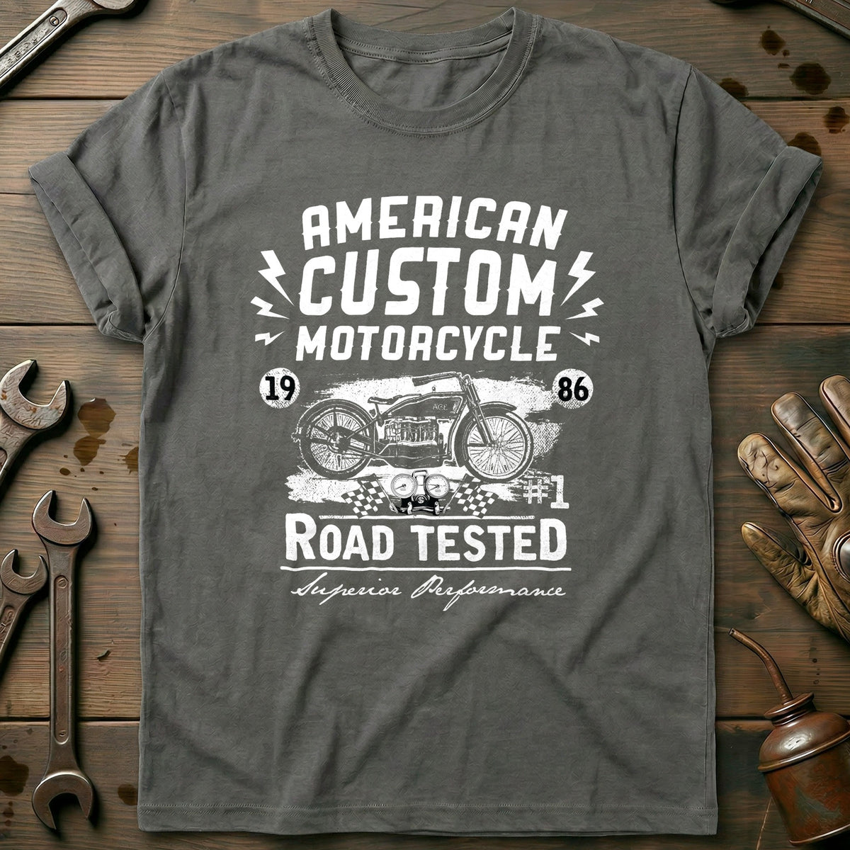 Charcoal - American Custom T-Shirt