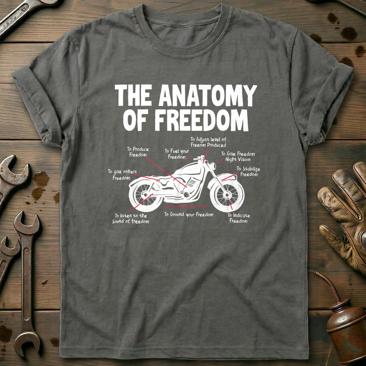 Charcoal - Anatomy of Freedom 23 T Shirt