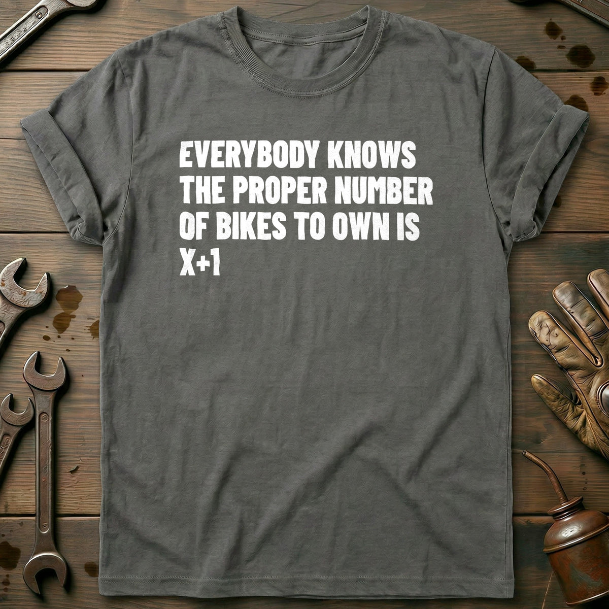 Charcoal - BIKES TO OWN X+1 026 T Shirt