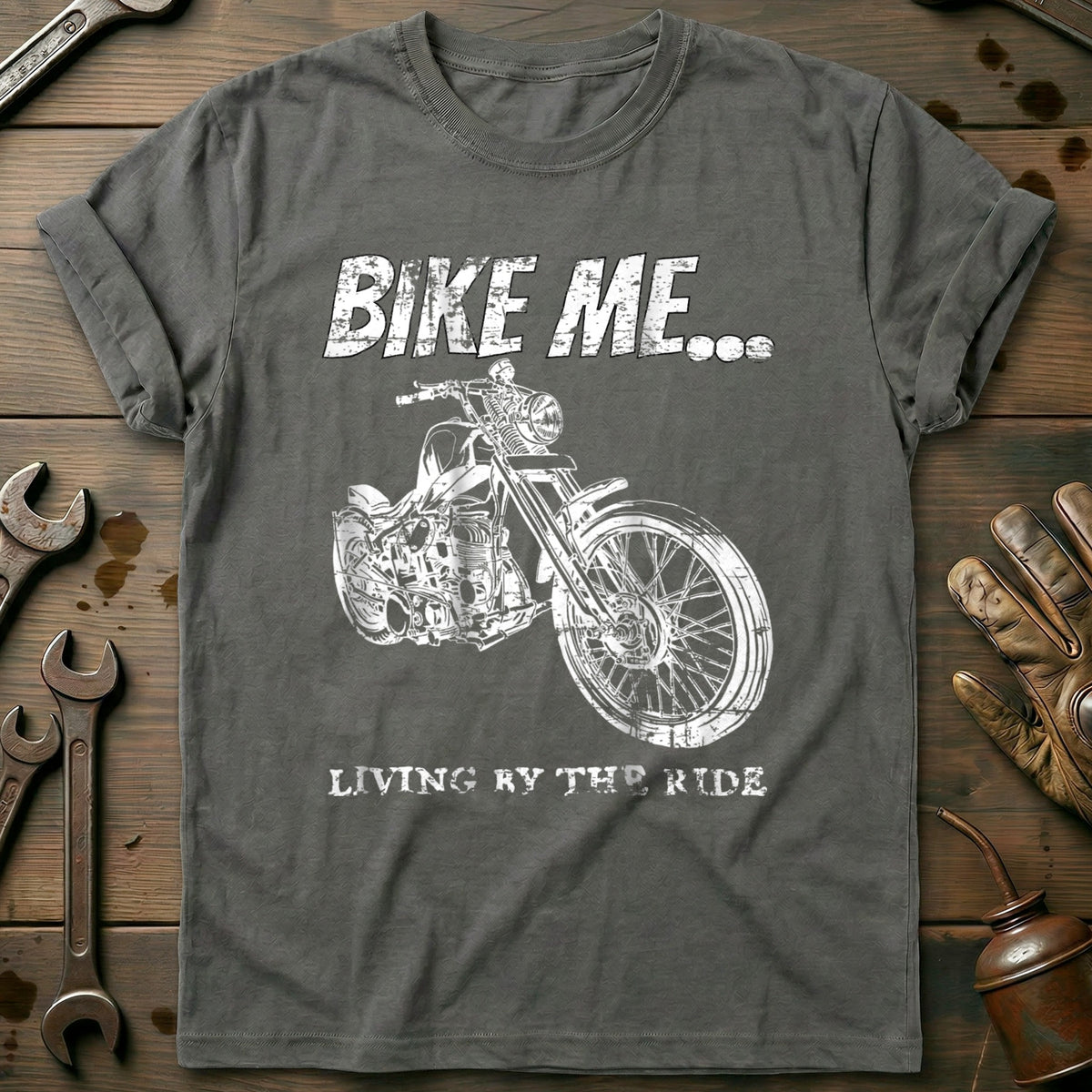 Charcoal - Bike Me T-Shirt