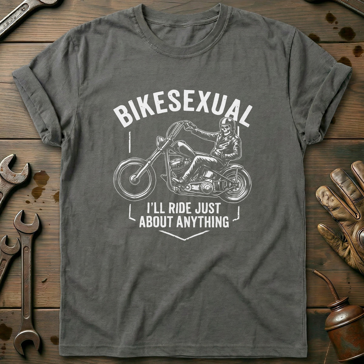 Charcoal - Bikesexual 65 T Shirt