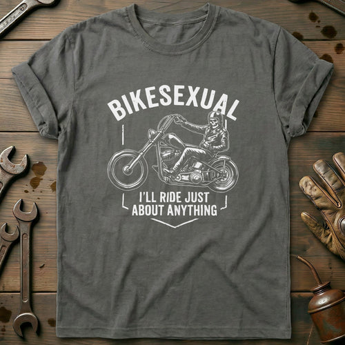 Charcoal - Bikesexual 65 T Shirt