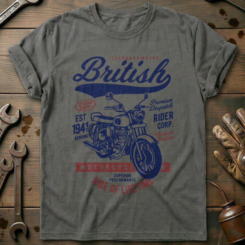Charcoal - British T-Shirt