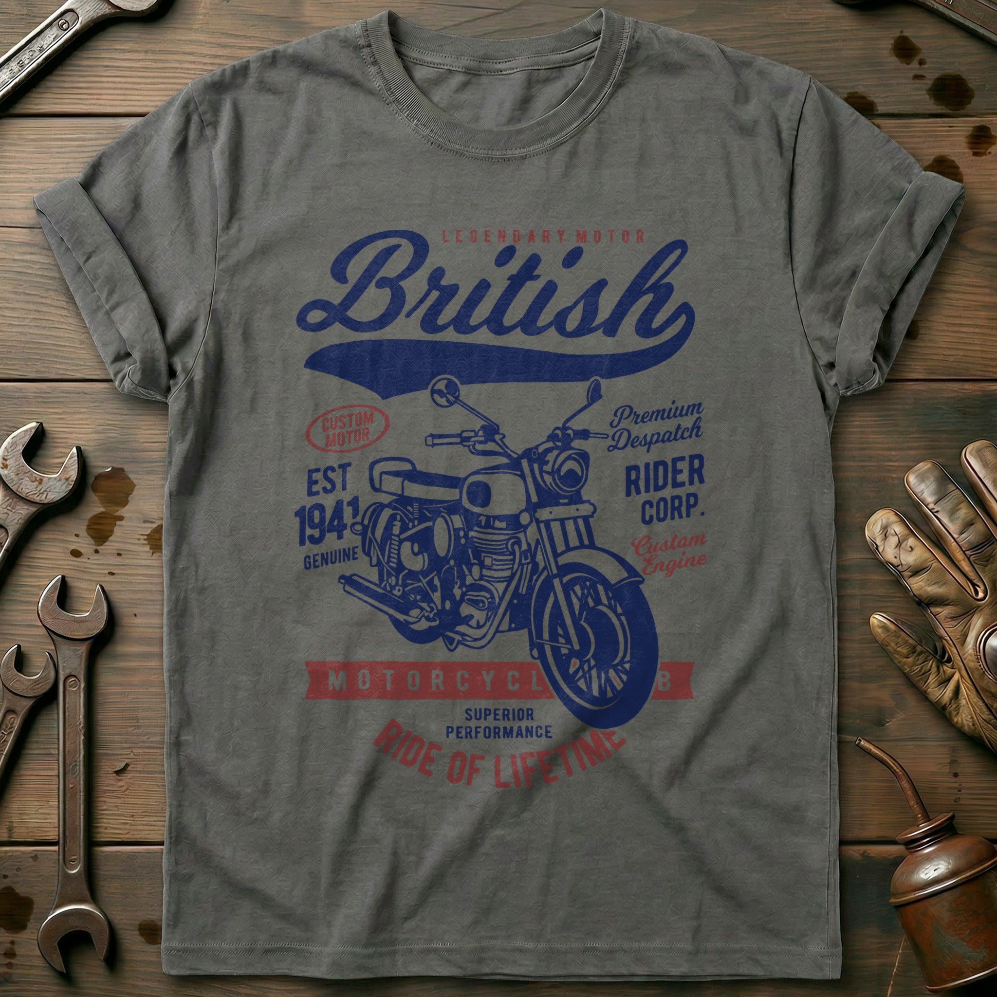 Charcoal - British T-Shirt