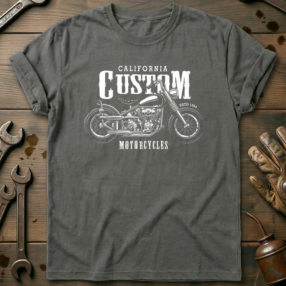 Charcoal - California Custom T-Shirt