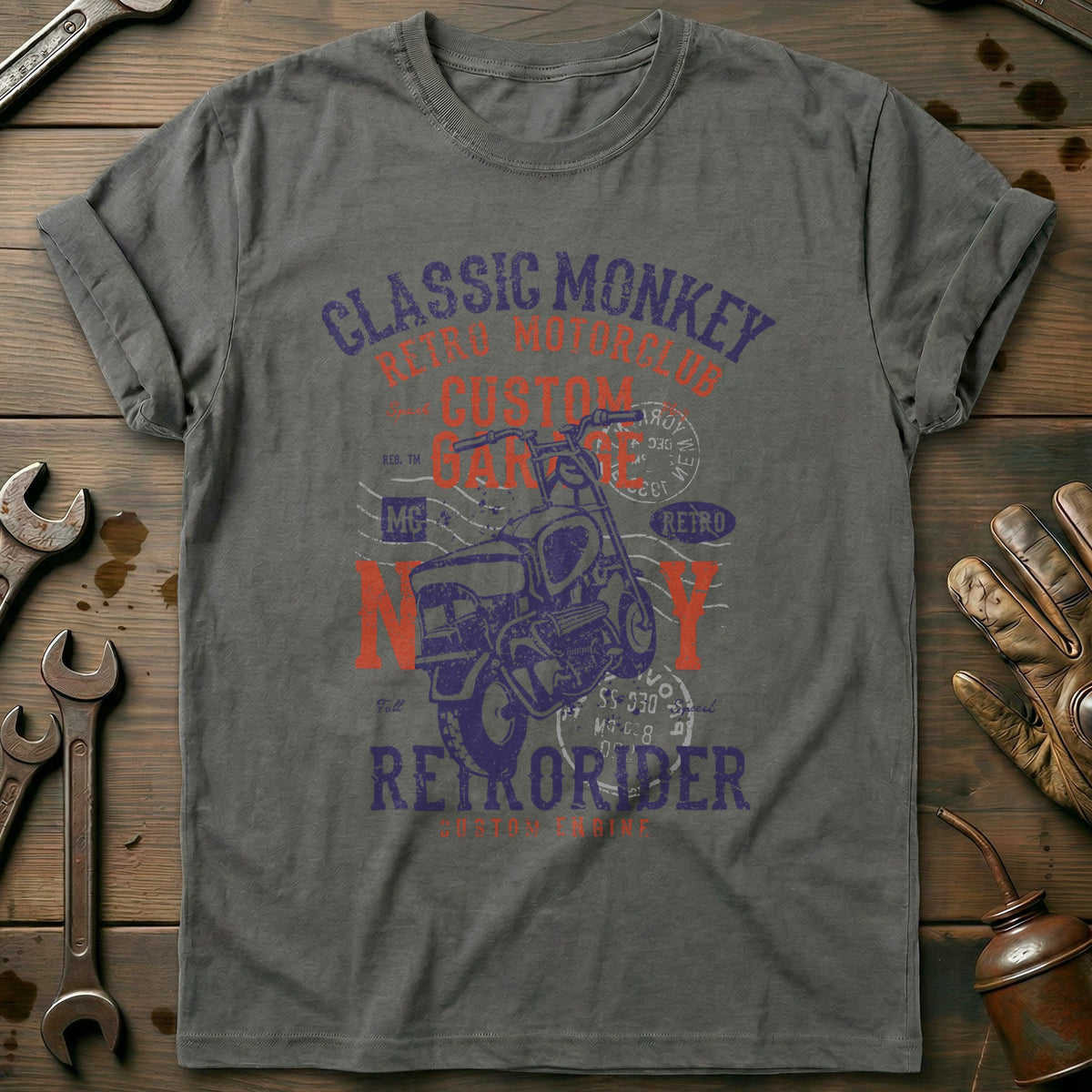 Charcoal - Classic monkey T Shirt
