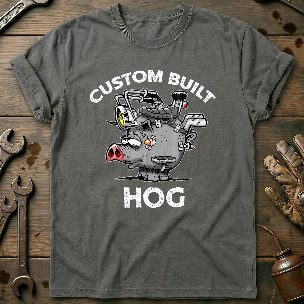 Charcoal - Custom Built Hog T-Shirt