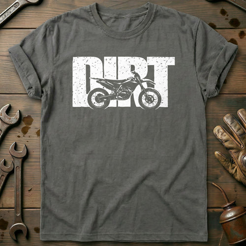 Charcoal - DIRT MOTORCYCLE 026 T Shirt