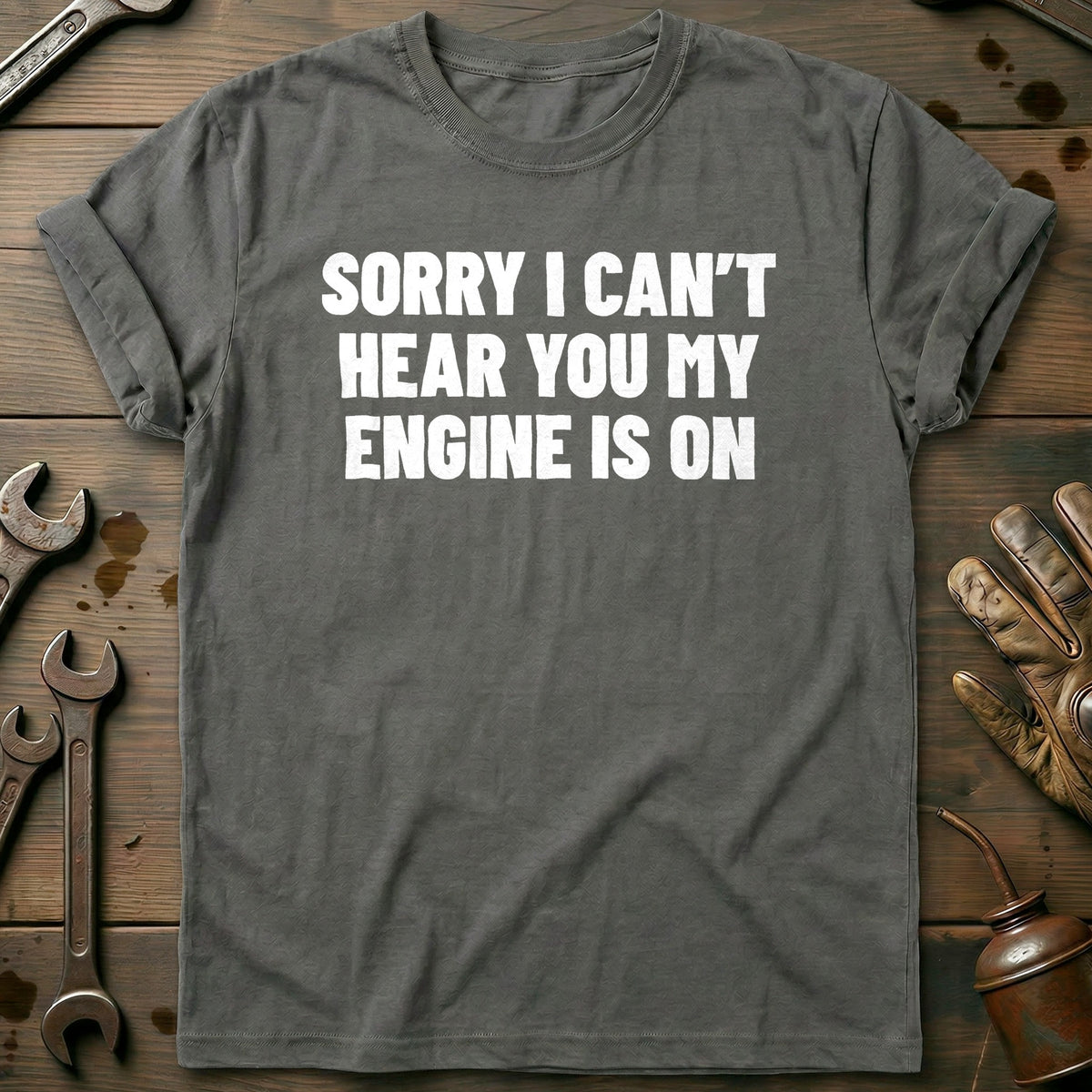 Charcoal - ENGINE IS ON 026 T Shirt