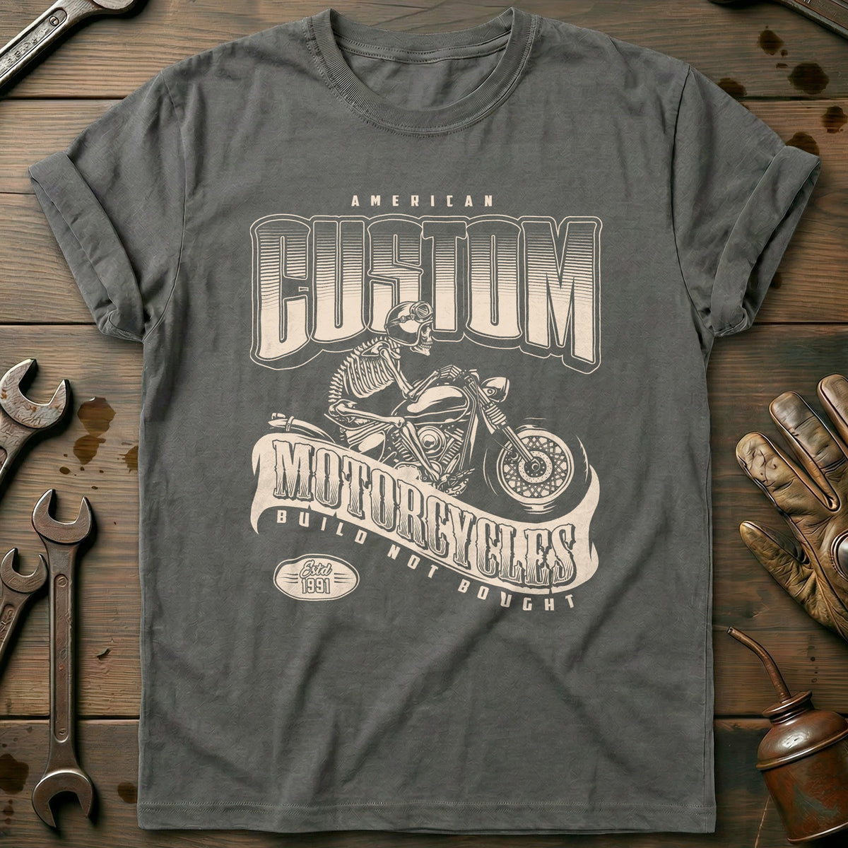 Charcoal - Est. 1991 Motor T-Shirt