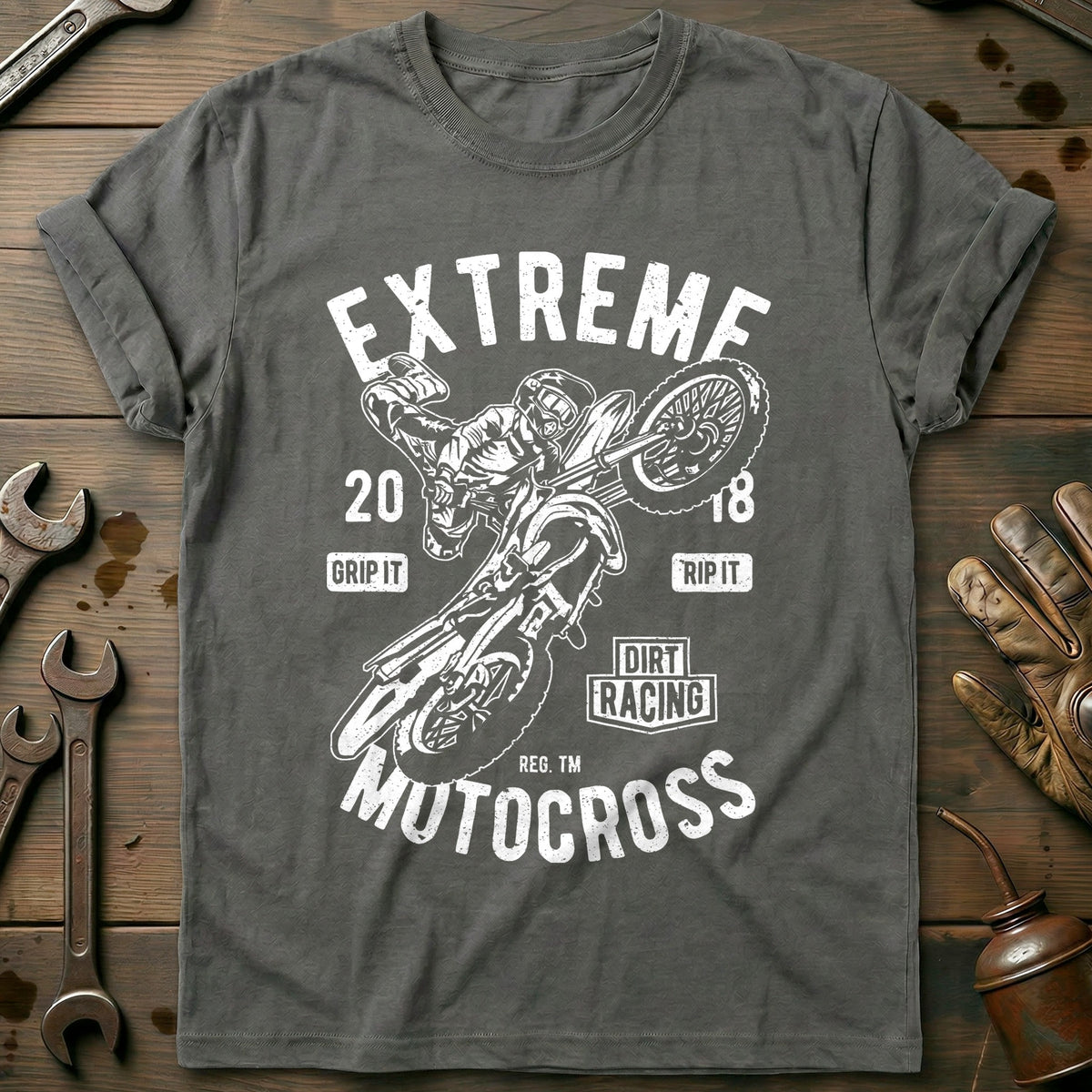 Charcoal - Extreme Motocross 21 T Shirt