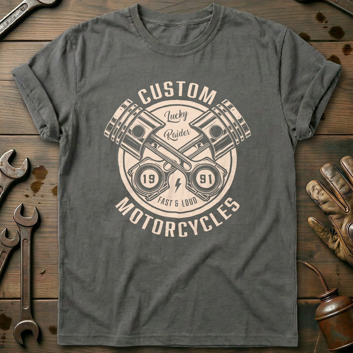 Charcoal - Fast & Loud T-Shirt