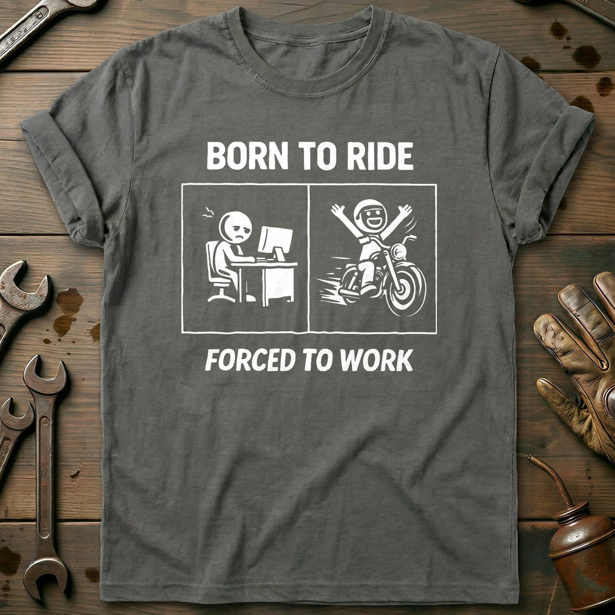 Charcoal - FORCED TO WORK 026 T Shirt