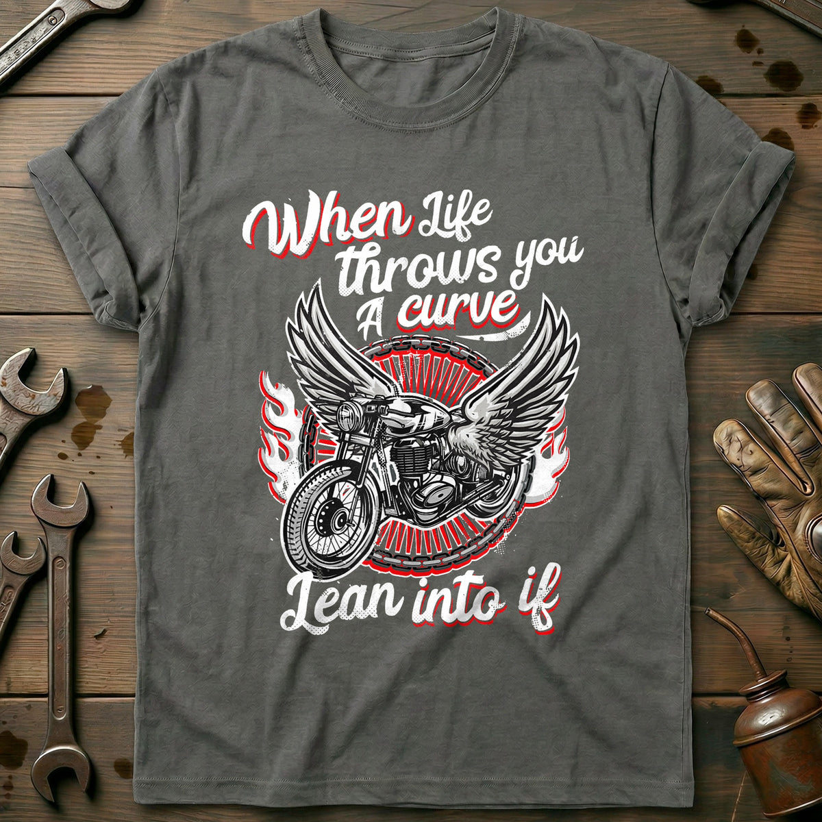Charcoal - Rev Your Vibes! T-Shirt
