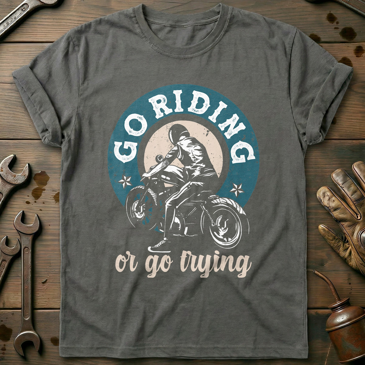 Charcoal - Go Riding Or Go T-Shirt