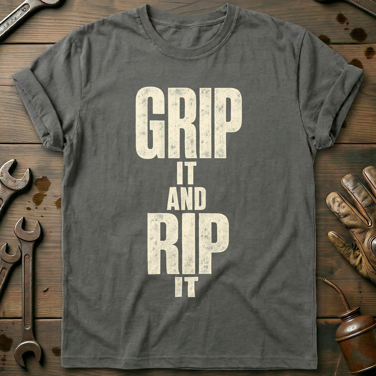 Charcoal - Grip It And Rip It T Shirt