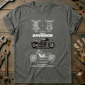 Charcoal - HARLEY FXDR 2 T Shirt