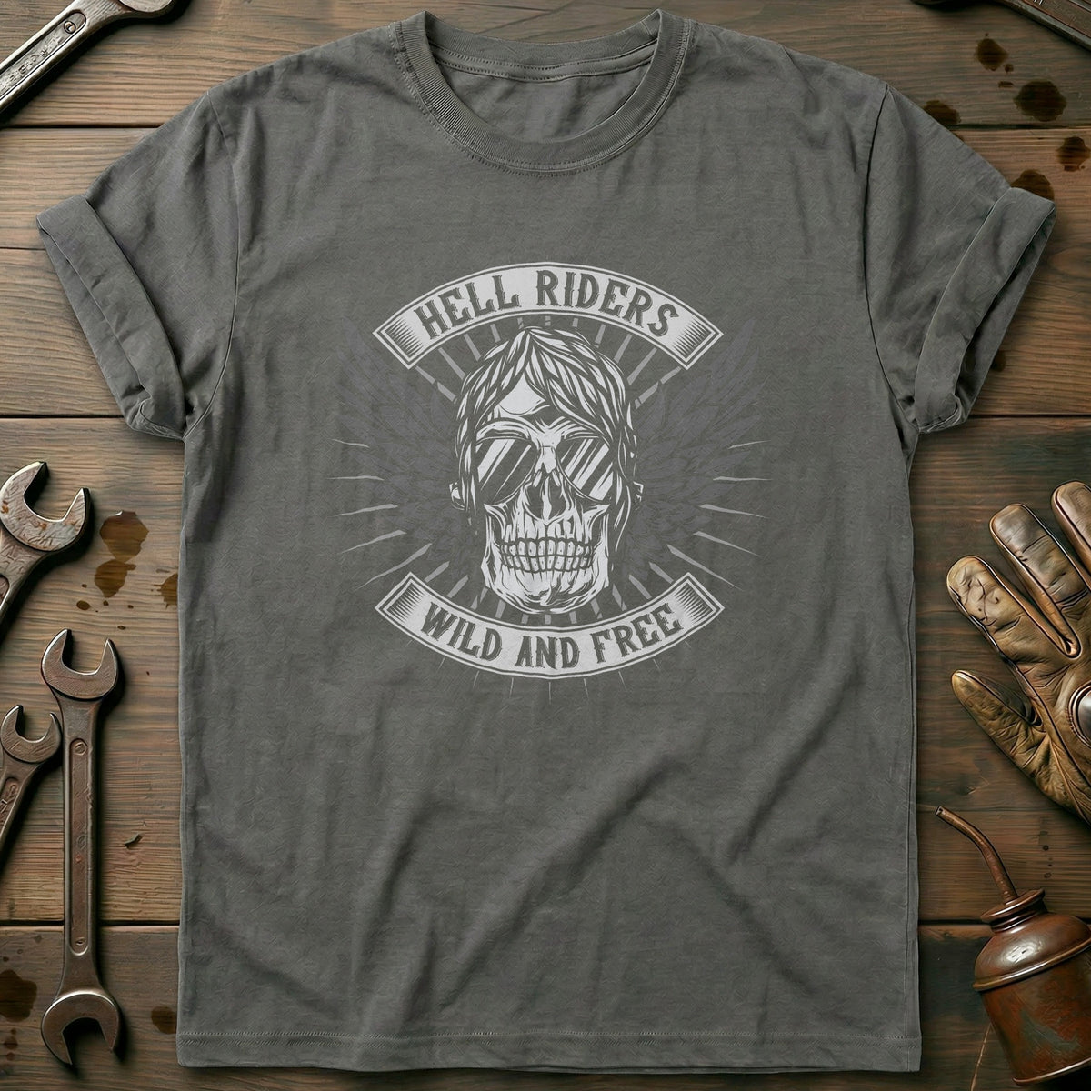 Charcoal - Hell Riders - T-Shirt