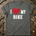 Charcoal - I LOVE MY BIKE 028 T Shirt