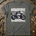 Charcoal - KAWASAKI H2R WHITE 028 T Shirt